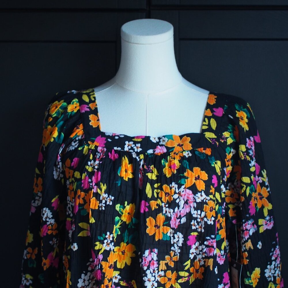 Chaps | NWT Cotton Floral Blouse